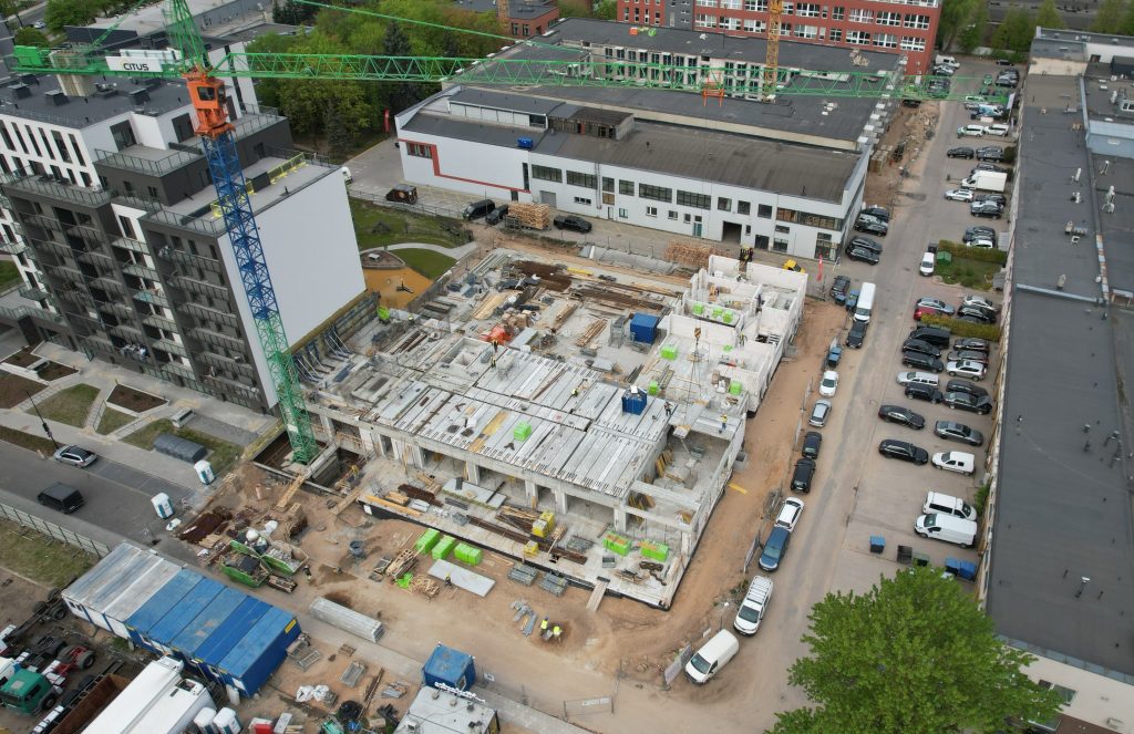 CITUS Kaip Niujorke 2 etapas (Riterių g. 12) - Multi apartment - construction photos