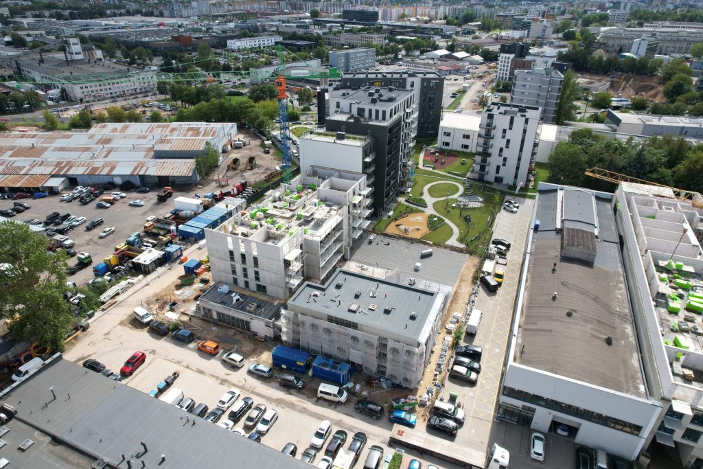 CITUS Kaip Niujorke 2 etapas (Riterių g. 12) - Multi apartment - construction photos