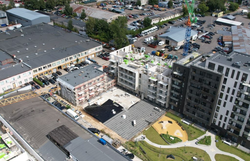 CITUS Kaip Niujorke 2 etapas (Riterių g. 12) - Multi apartment - construction photos