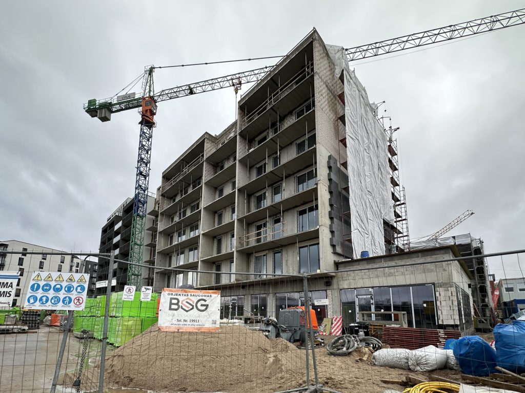 CITUS Kaip Niujorke 2 etapas (Riterių g. 12) - Multi apartment - construction photos