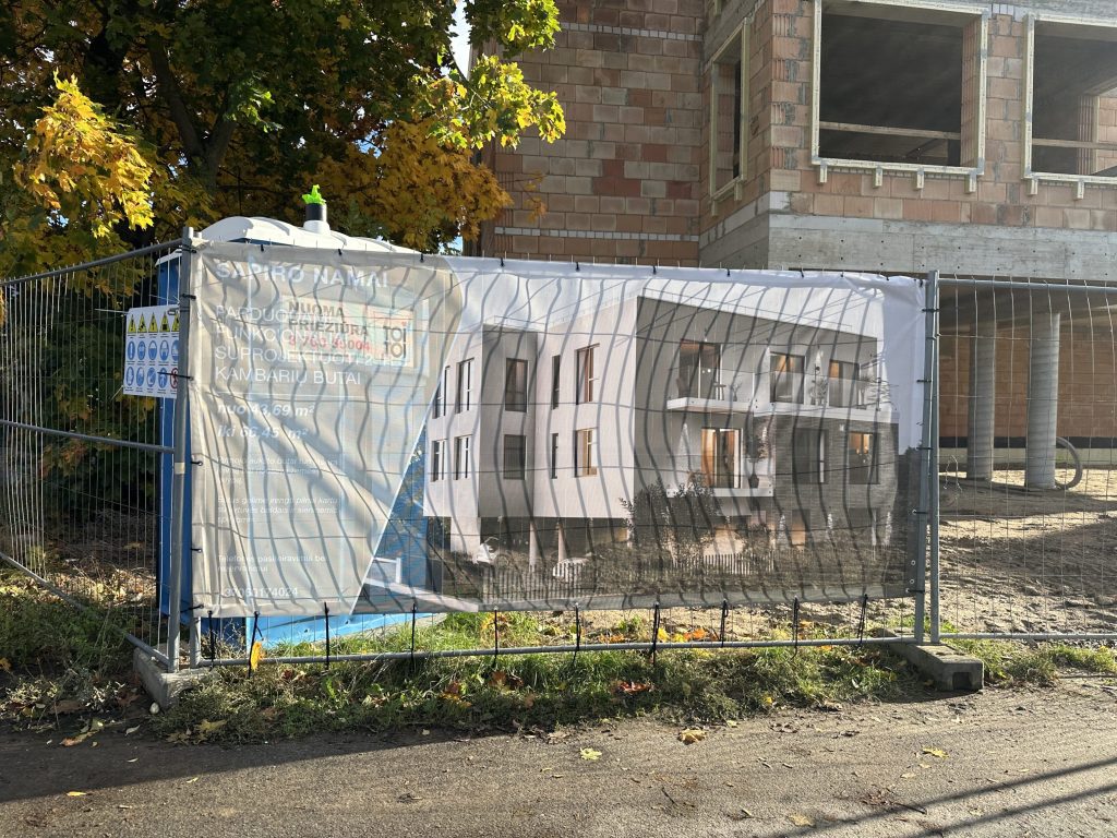 Šapiro namai (Latvių g. 23) - Multi apartment - construction photos