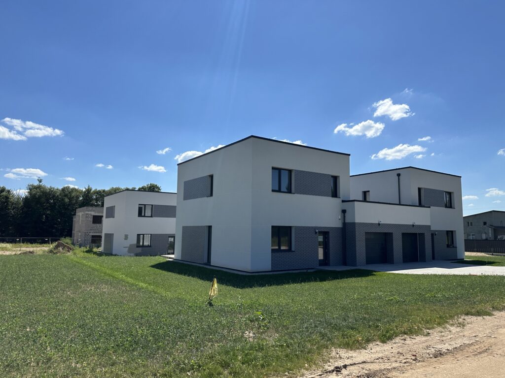 Matiškių terasos (Matiškių g. 71, 73, 75, 77, 79, 81, 83, 85) - Row housing - construction photos