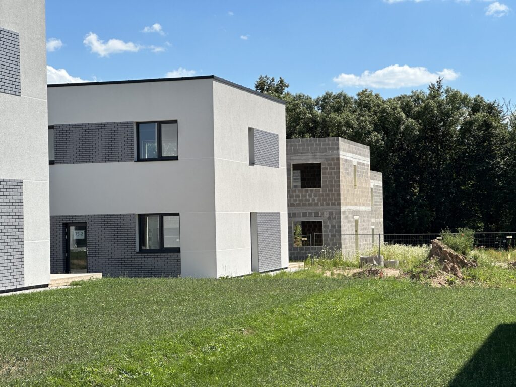 Matiškių terasos (Matiškių g. 71, 73, 75, 77, 79, 81, 83, 85) - Row housing - construction photos