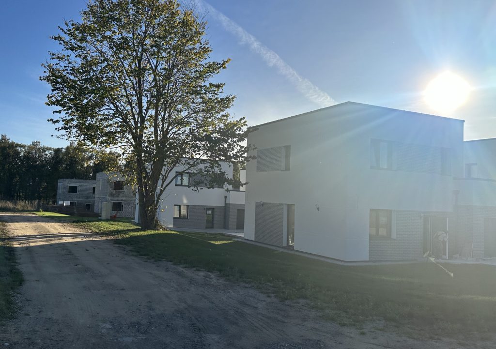 Matiškių terasos (Matiškių g. 71, 73, 75, 77, 79, 81, 83, 85) - Row housing - construction photos