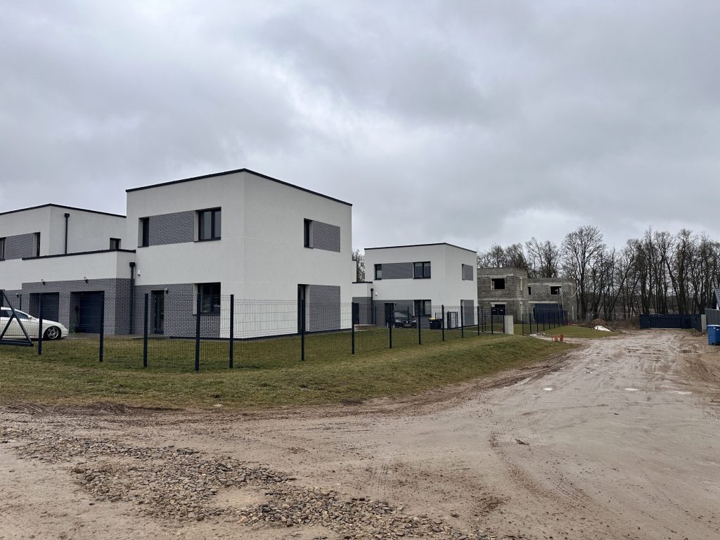 Matiškių terasos (Matiškių g. 71, 73, 75, 77, 79, 81, 83, 85) - Row housing - construction photos