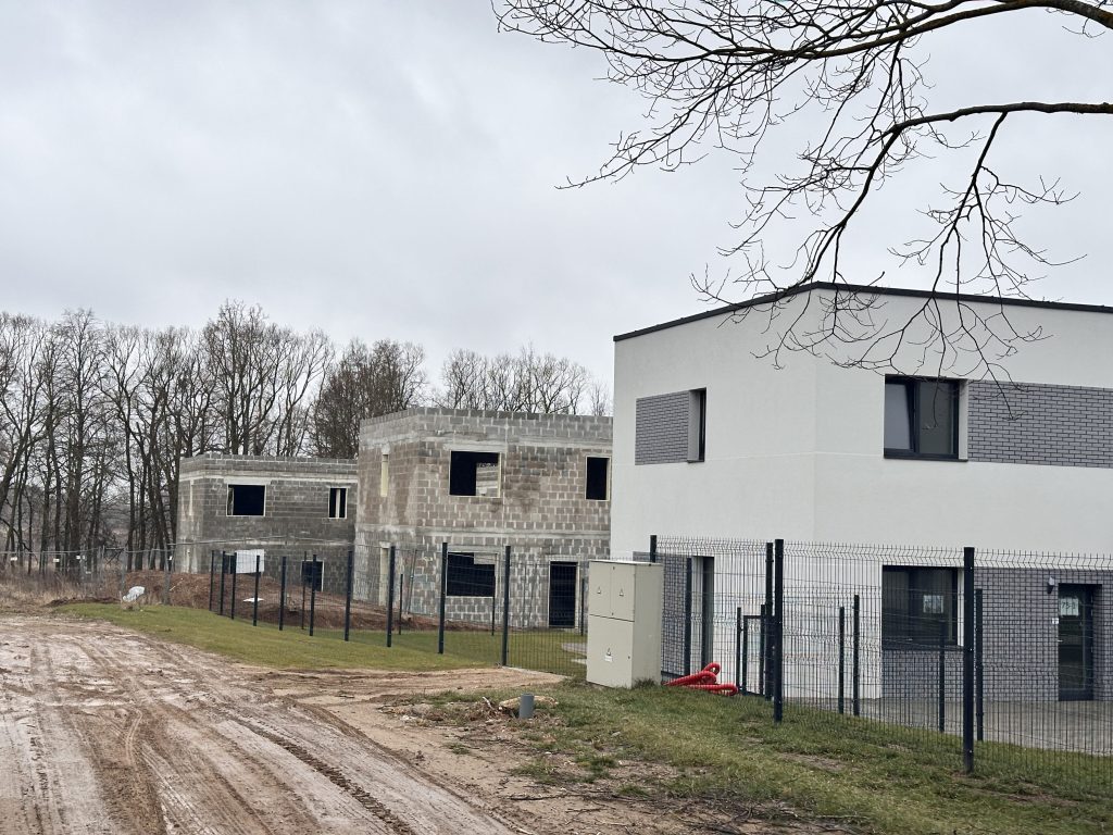 Matiškių terasos (Matiškių g. 71, 73, 75, 77, 79, 81, 83, 85) - Row housing - construction photos