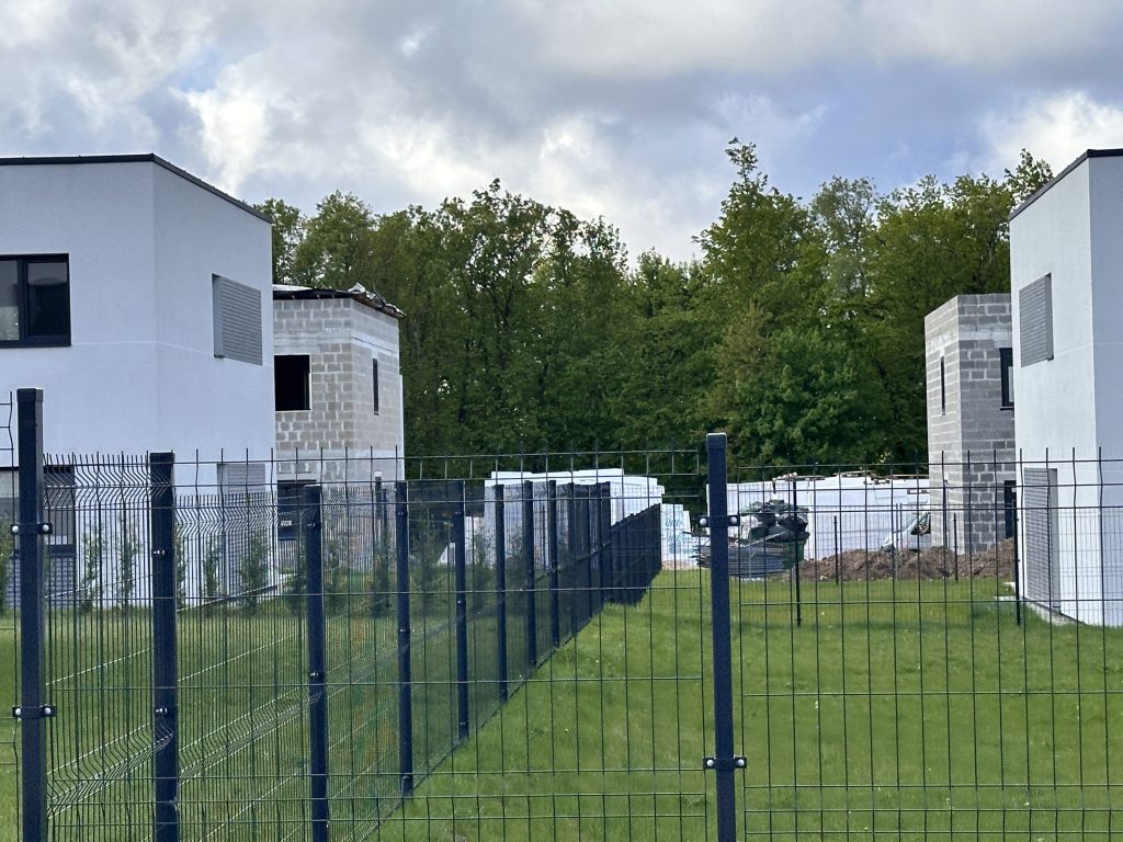 Matiškių terasos (Matiškių g. 71, 73, 75, 77, 79, 81, 83, 85) - Row housing - construction photos