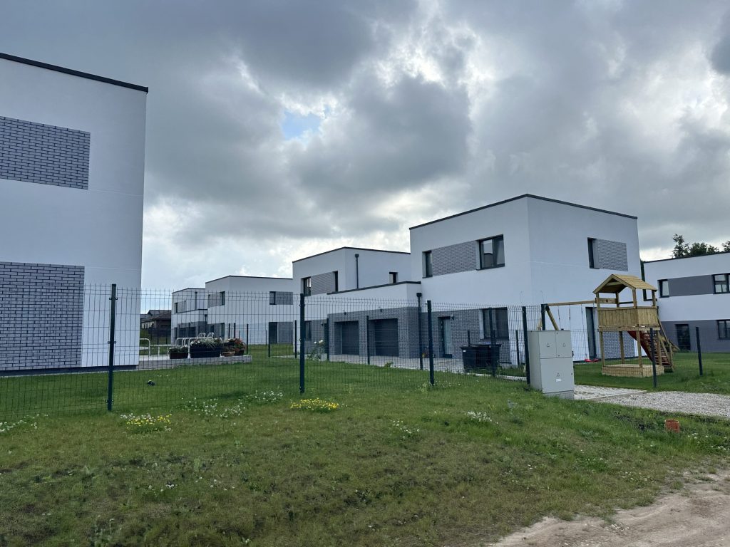 Matiškių terasos (Matiškių g. 71, 73, 75, 77, 79, 81, 83, 85) - Row housing - construction photos