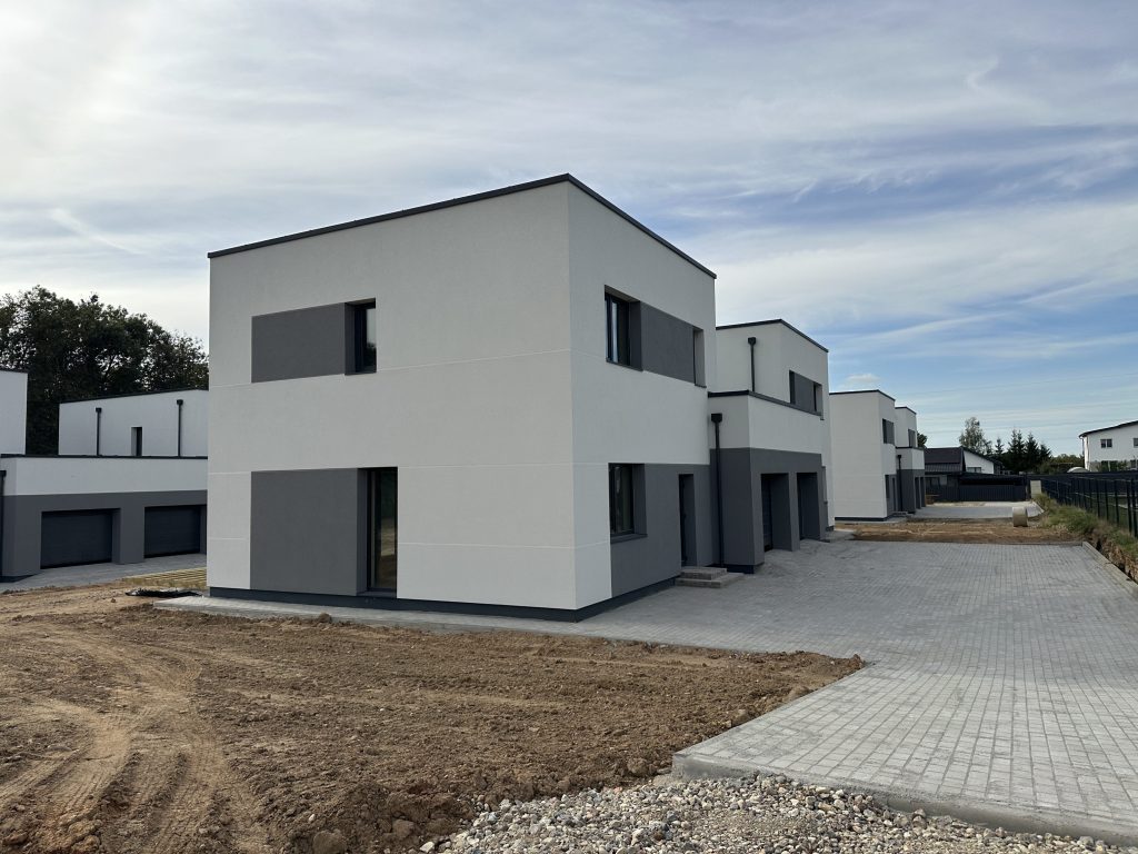 Matiškių terasos (Matiškių g. 71, 73, 75, 77, 79, 81, 83, 85) - Row housing - construction photos