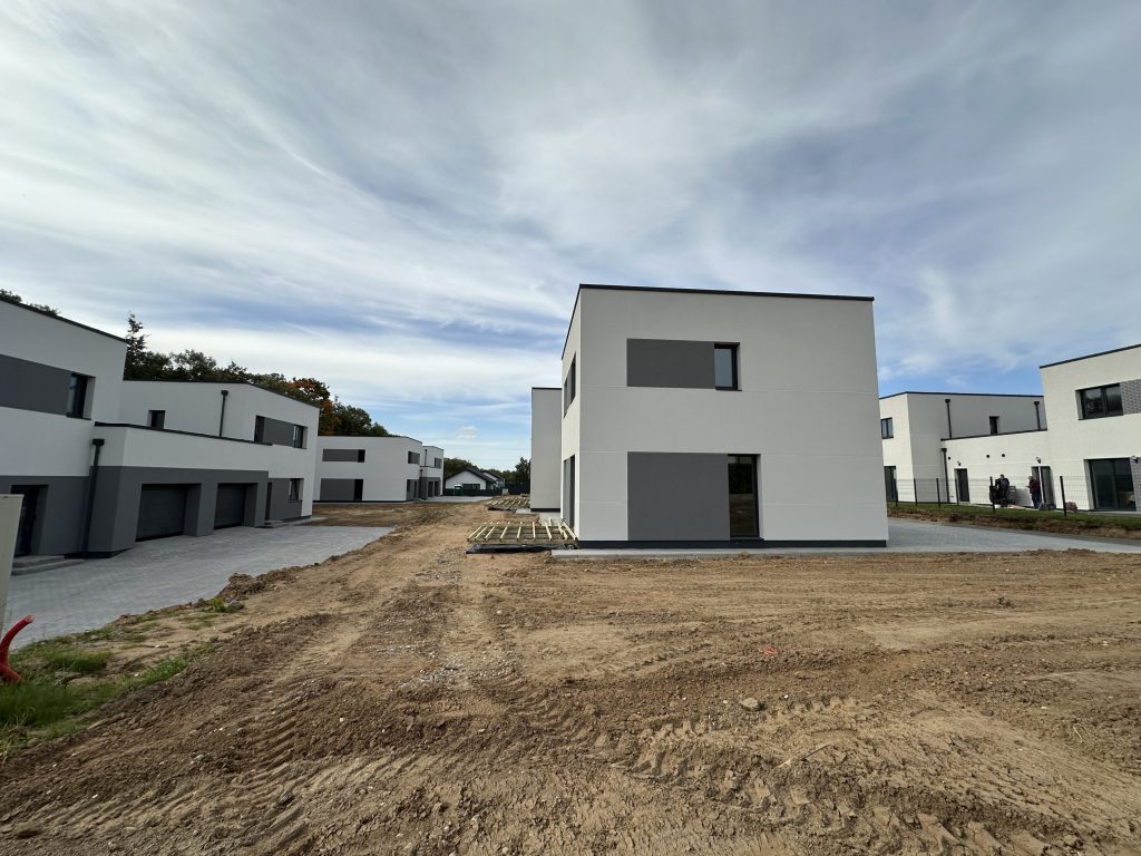 Matiškių terasos (Matiškių g. 71, 73, 75, 77, 79, 81, 83, 85) - Row housing - construction photos