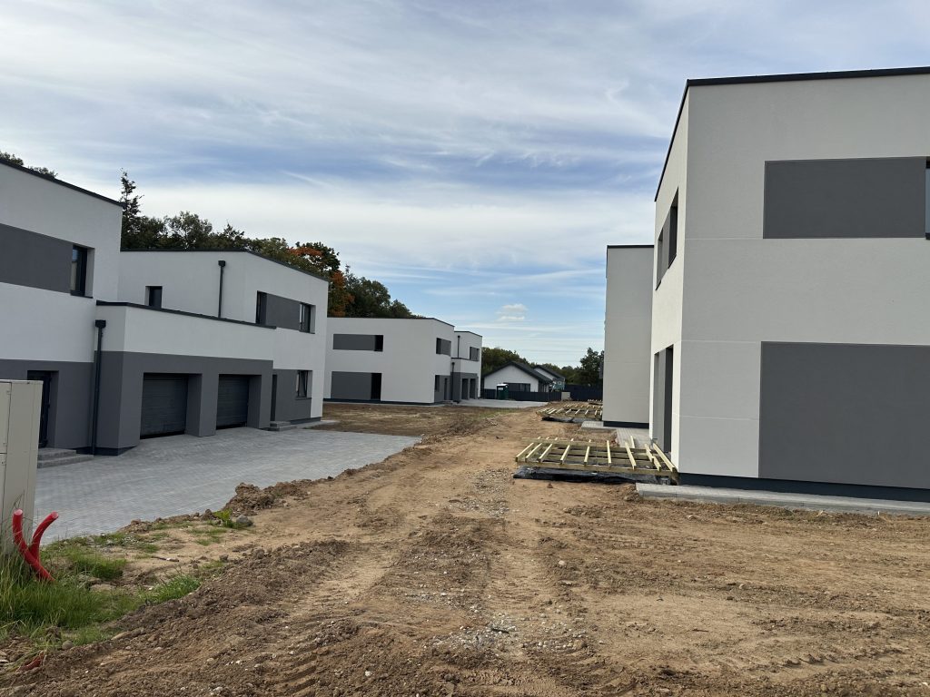 Matiškių terasos (Matiškių g. 71, 73, 75, 77, 79, 81, 83, 85) - Row housing - construction photos