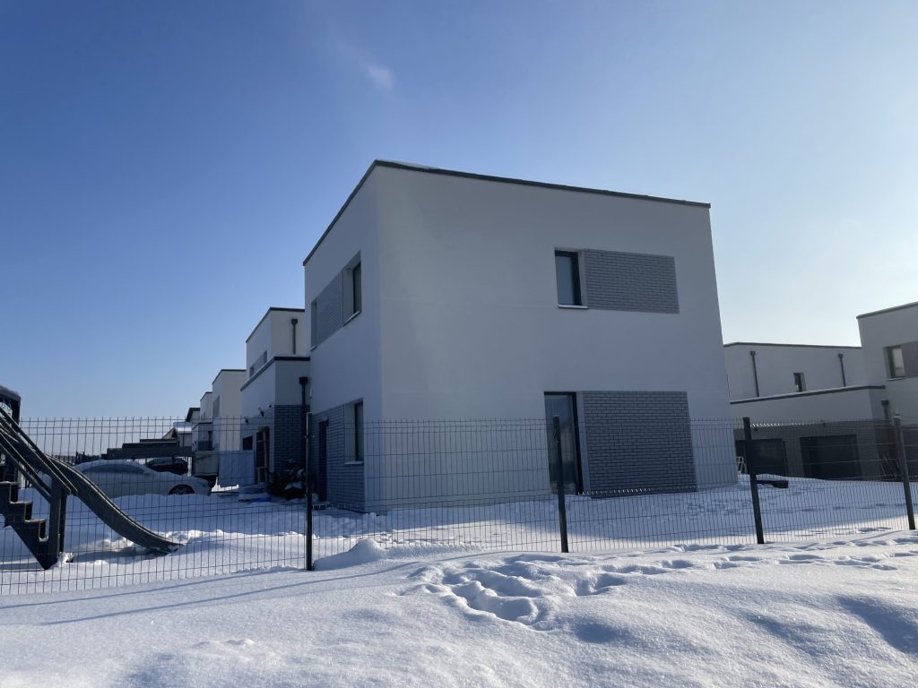 Matiškių terasos (Matiškių g. 71, 73, 75, 77, 79, 81, 83, 85) - Row housing - construction photos