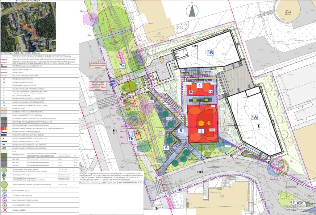 Viešoji erdvė prie Didlaukio g. 67 (Didlaukio g. 67) - Square - visualization