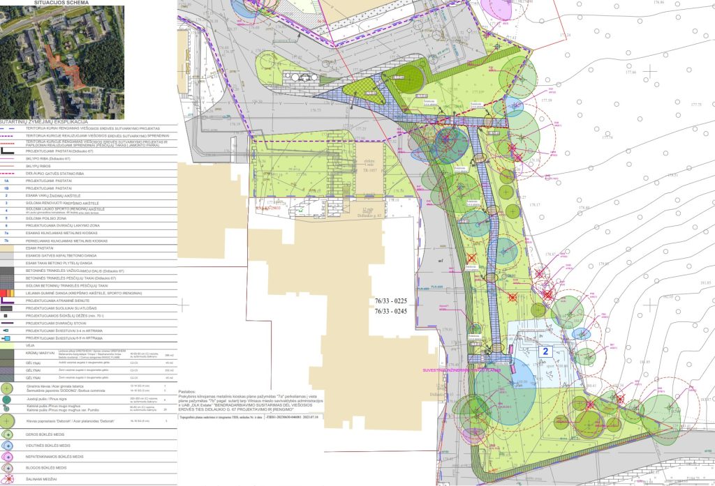 Viešoji erdvė prie Didlaukio g. 67 (Didlaukio g. 67) - Square - visualization