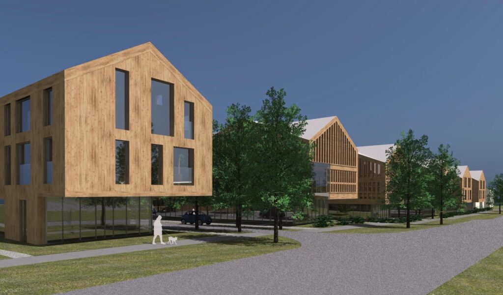 Juodupio g. 36 (Juodupio g. 36) - Multi apartment, Office center - visualization