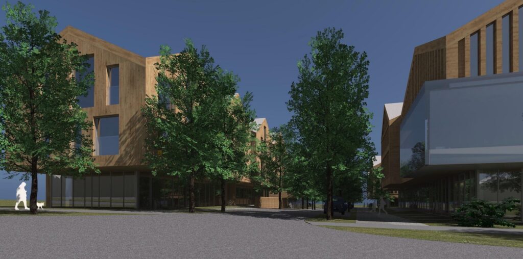 Juodupio g. 36 (Juodupio g. 36) - Multi apartment, Office center - visualization