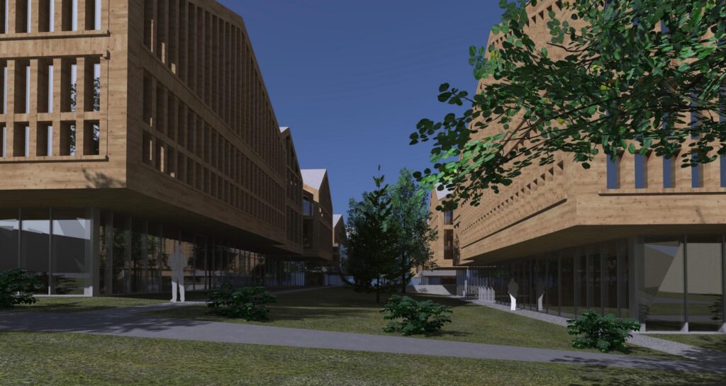 Juodupio g. 36 (Juodupio g. 36) - Multi apartment, Office center - visualization