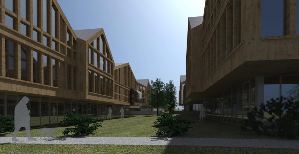 Juodupio g. 36 (Juodupio g. 36) - Multi apartment, Office center - visualization