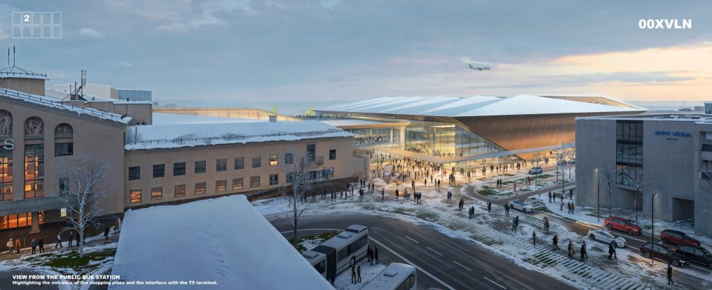 VNO atvykimo terminalas (Rodūnios kel. 2) - Lennujaam - visuaalne