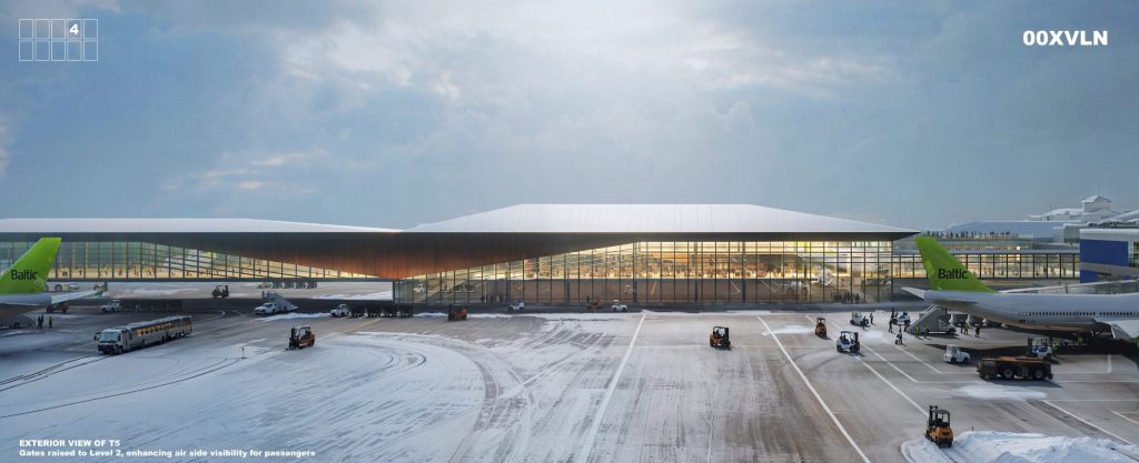 VNO atvykimo terminalas (Rodūnios kel. 2) - Lennujaam - visuaalne