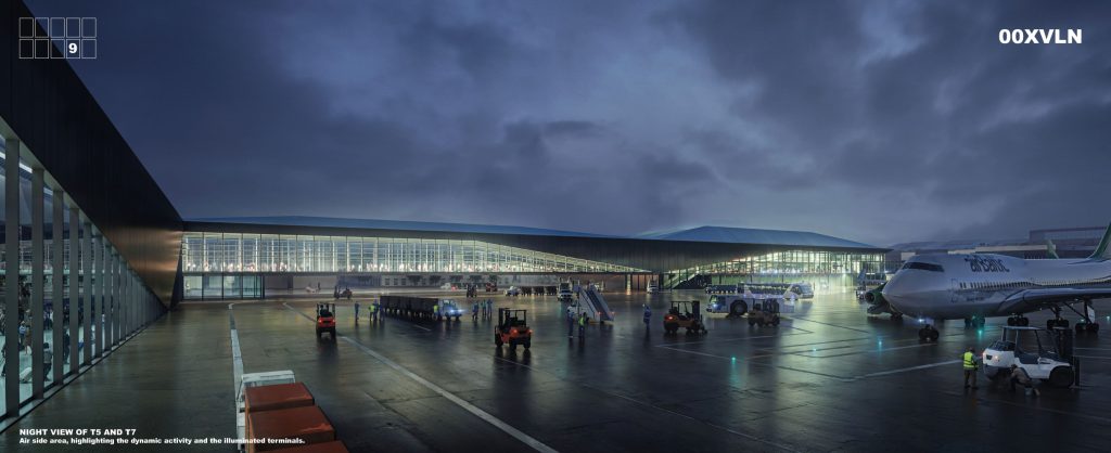 VNO atvykimo terminalas (Rodūnios kel. 2) - Lennujaam - visuaalne