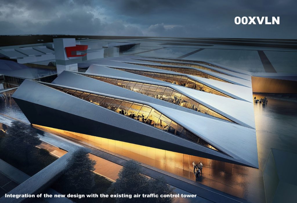 VNO atvykimo terminalas (Rodūnios kel. 2) - Lennujaam - visuaalne