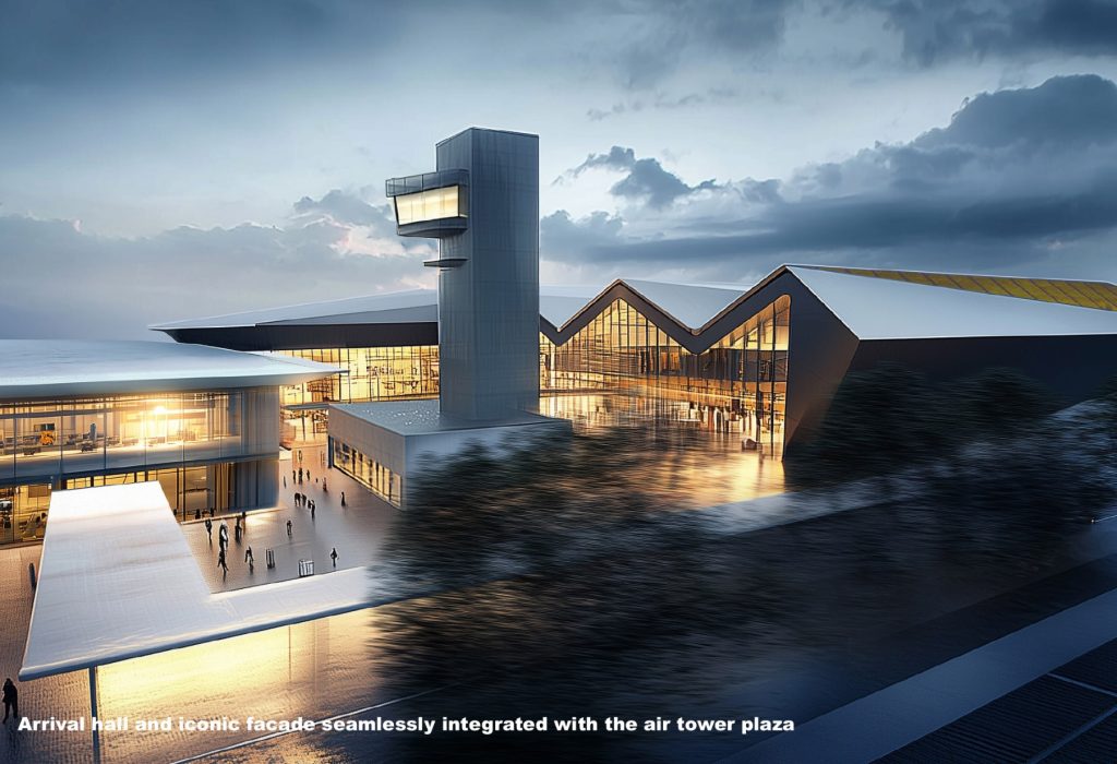 VNO atvykimo terminalas (Rodūnios kel. 2) - Lennujaam - visuaalne