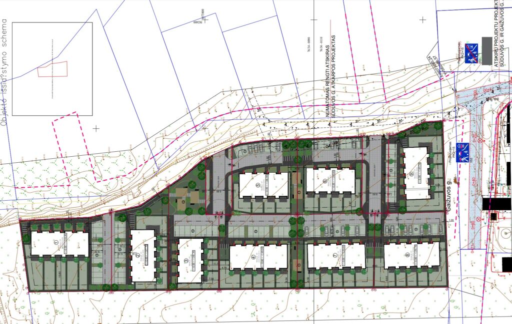 Molėtų pl. 139, 141, 143, 145, 147, 149, 151, 153, 155 (Molėtų pl. 139, 141, 143, 145, 147, 149, 151, 153, 155) - Row housing - visualization