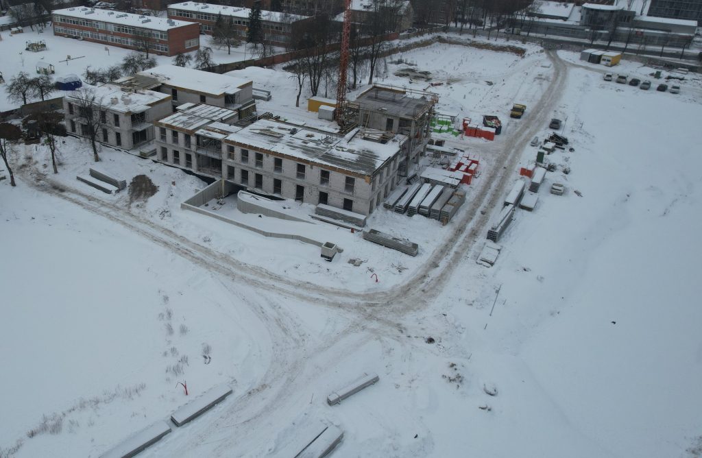 Bangų gatvės pratęsimas (Bangų g.) - Kelias - statybų nuotraukos