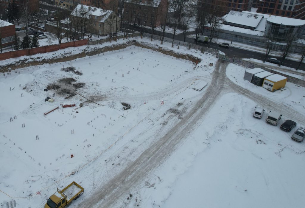 Bangų gatvės pratęsimas (Bangų g.) - Kelias - statybų nuotraukos