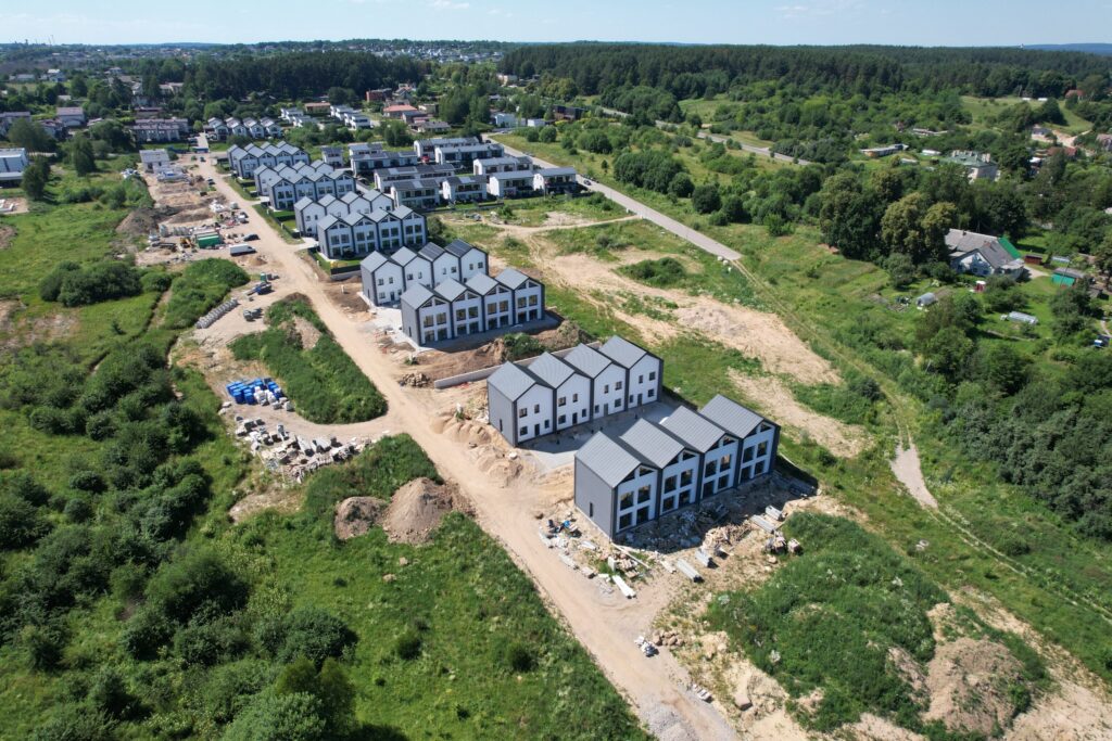 Jokūbo Šimkevičiaus g. kvartalas 5 etapas (Jokūbo Šimkevičiaus g. 28) - Row housing - construction photos