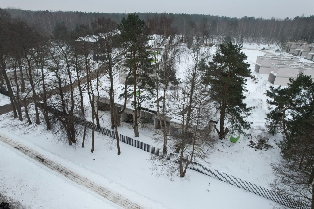 Pušyno Rezidencijos 3 etapas sublokuoti namai (J. A. Klempo g. 1, J. A. Klempo g. 2, E. Franco g. 1, E. Franco g. 2) - Row housing - construction photos