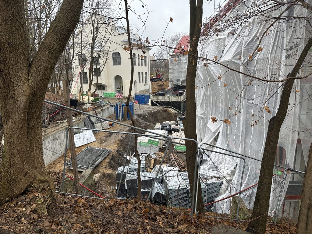 Ričardo Gavelio skveras (K. Vanagėlio g.) - Skveras - statybų nuotraukos