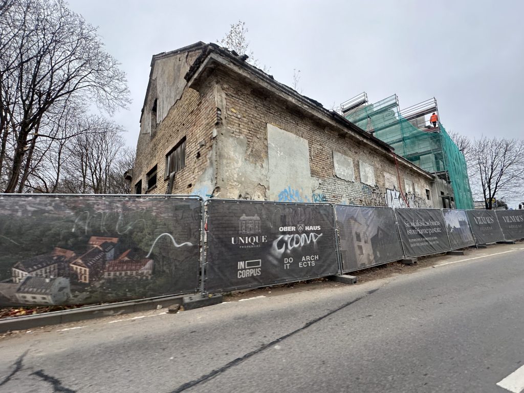 Vilniaus džiazas (verslo centras) (K. Vanagėlio g. 11) - Office center - construction photos