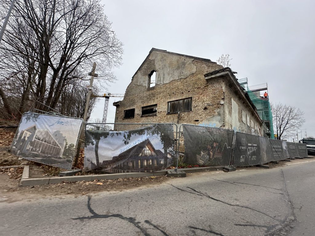 Vilniaus džiazas (verslo centras) (K. Vanagėlio g. 11) - Office center - construction photos