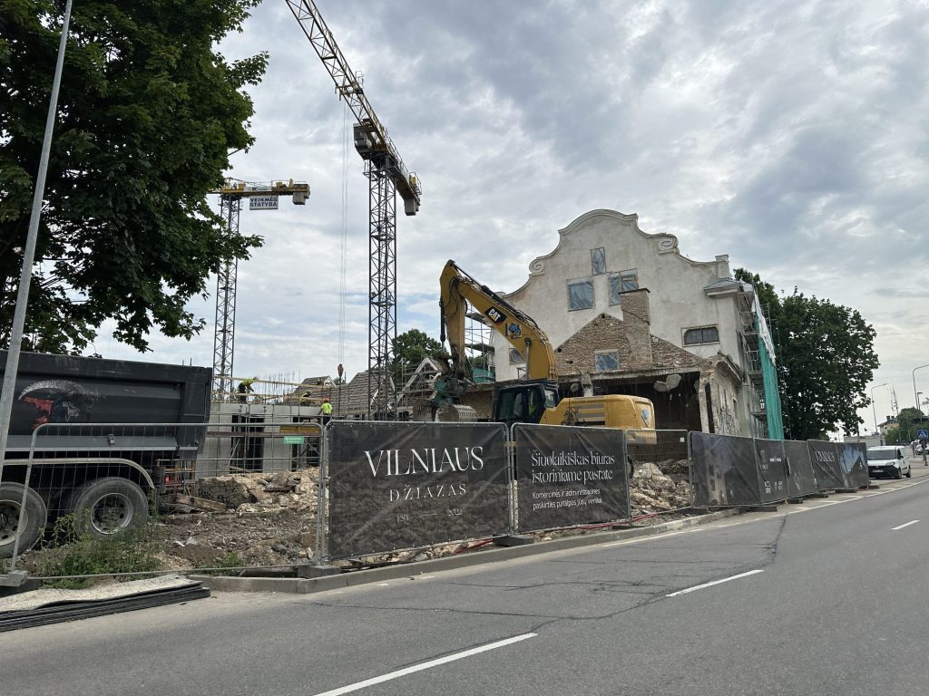 Vilniaus džiazas (verslo centras) (K. Vanagėlio g. 11) - Office center - construction photos