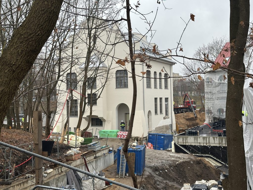 Vilniaus džiazas (verslo centras) (K. Vanagėlio g. 11) - Office center - construction photos