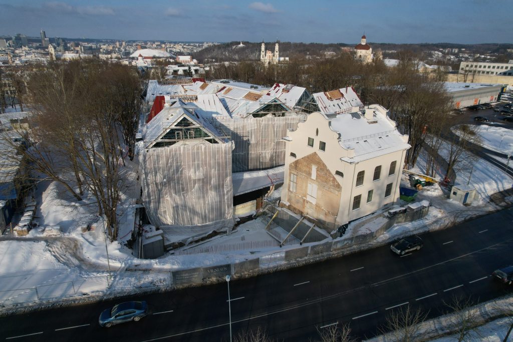 Vilniaus džiazas (verslo centras) (K. Vanagėlio g. 11) - Office center - construction photos