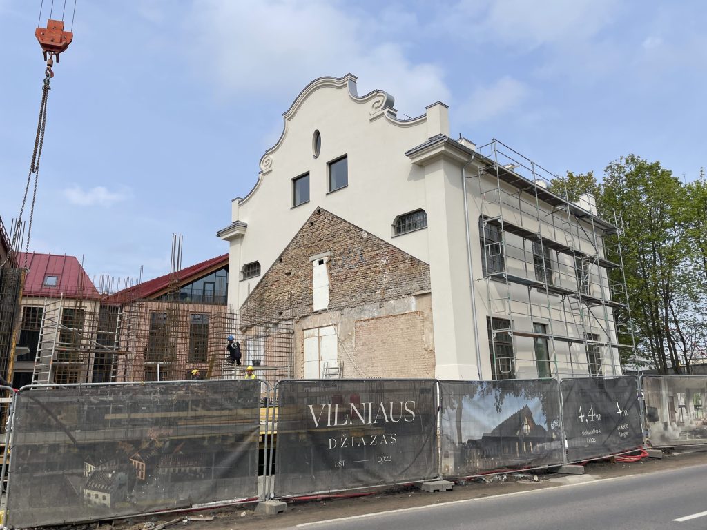 Vilniaus džiazas (verslo centras) (K. Vanagėlio g. 11) - Office center - construction photos