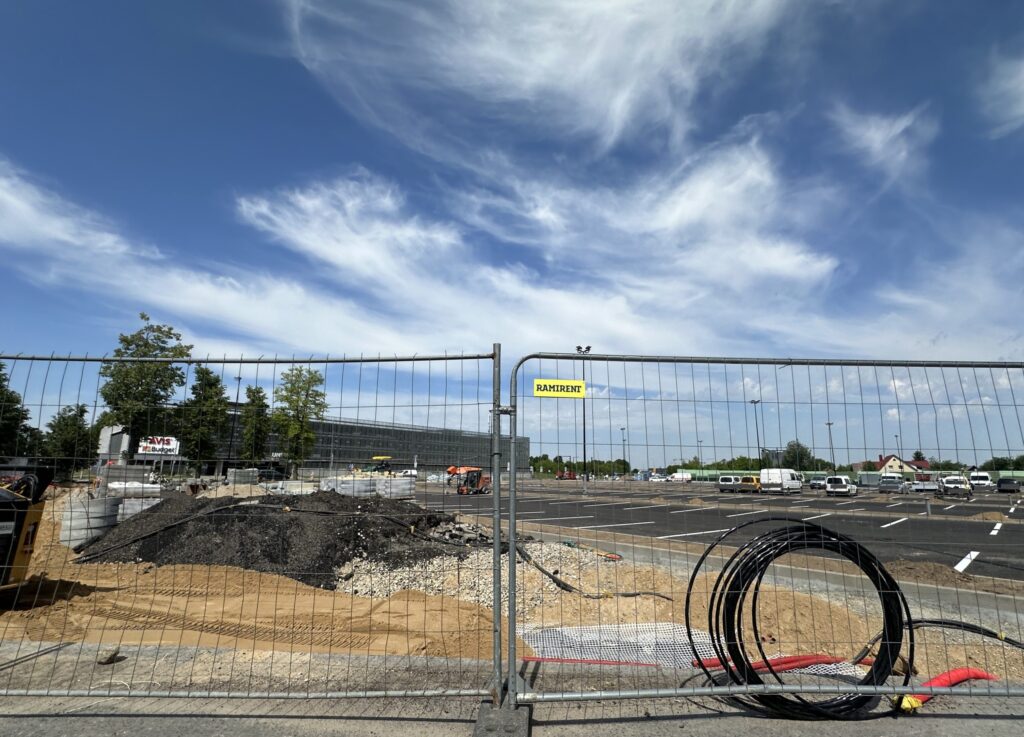 VNO aikštelių ir privažiavimo rekonstrukcija (Rodūnios kel. 2) - Parking facility - construction photos