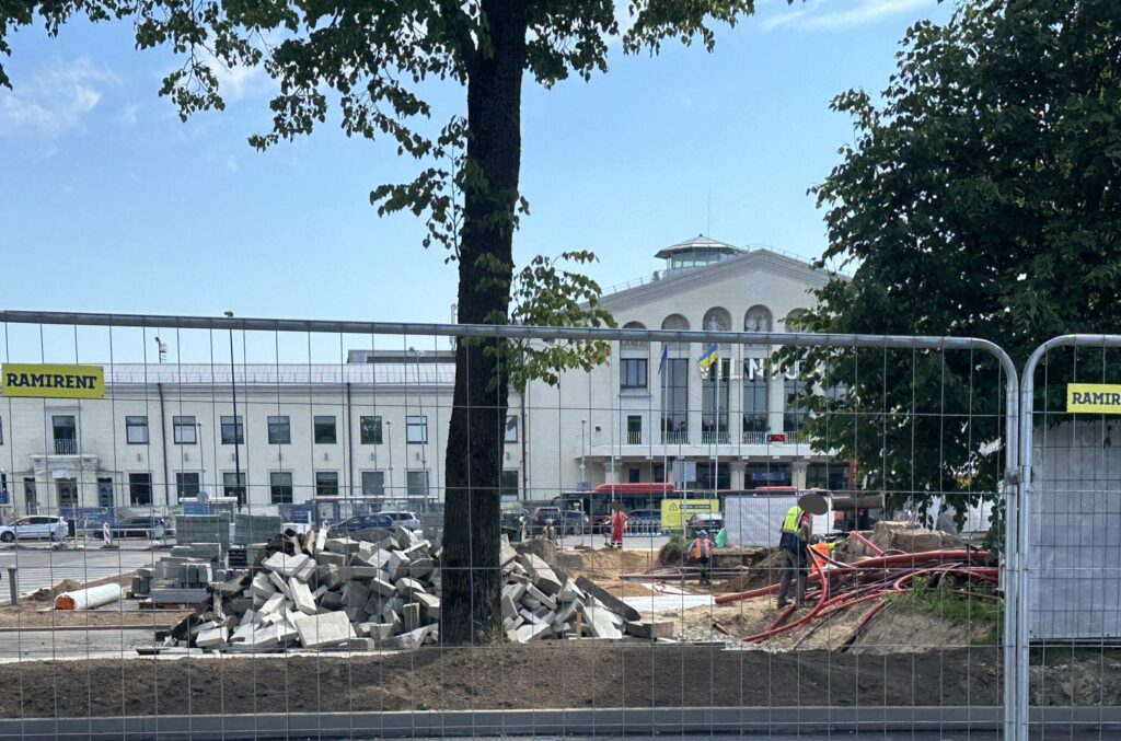 VNO aikštelių ir privažiavimo rekonstrukcija (Rodūnios kel. 2) - Parking facility - construction photos