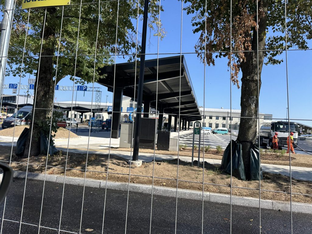 VNO aikštelių ir privažiavimo rekonstrukcija (Rodūnios kel. 2) - Parking facility - construction photos