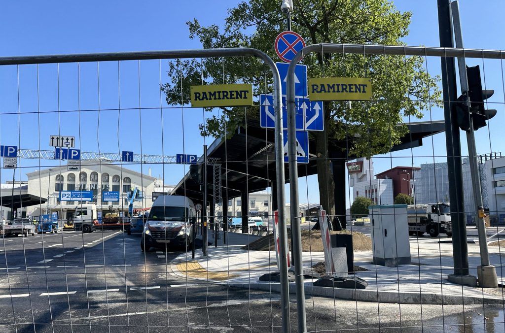 VNO aikštelių ir privažiavimo rekonstrukcija (Rodūnios kel. 2) - Parking facility - construction photos