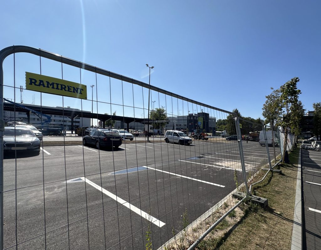 VNO aikštelių ir privažiavimo rekonstrukcija (Rodūnios kel. 2) - Parking facility - construction photos