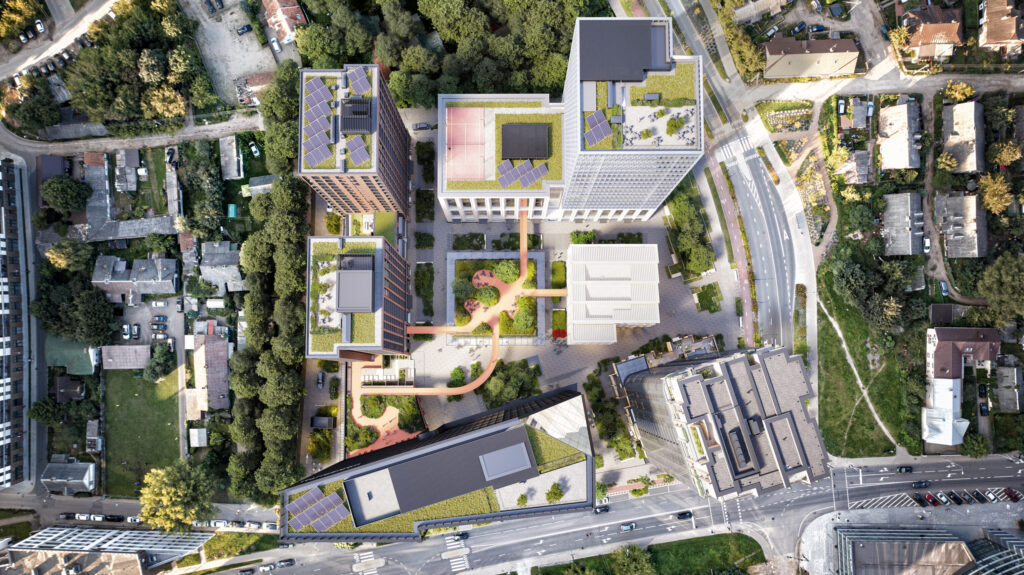 Horizontai (Releven) B korpusas (Lvivo g. 59) - Office center - visualization