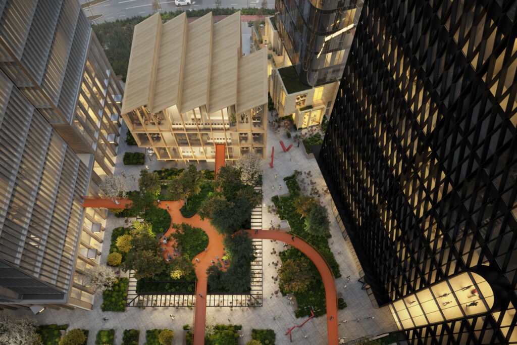 Horizontai (Releven) B korpusas (Lvivo g. 59) - Office center - visualization