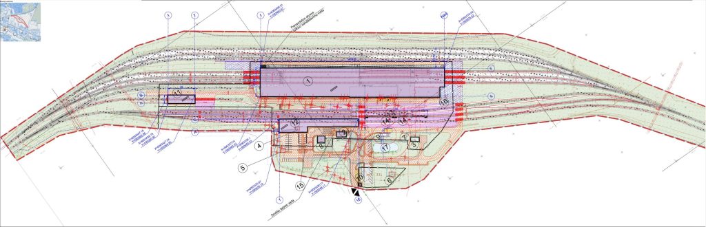 Elektrinių traukinių depo rekonstrukcija (Pramonės g. 78) - Dzelzceļš, Servisa termināls - vizualizācija