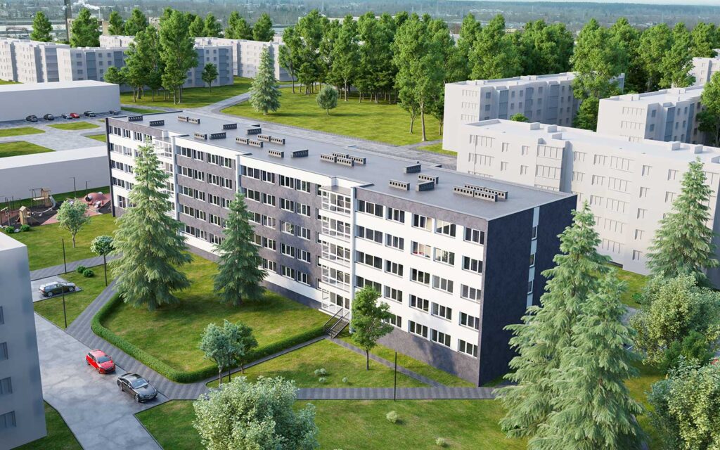 Genių 13A (Genių g. 13A) - Korterelamu - visuaalne
