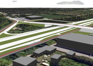 Gurių ir Kamojos gatvių viadukas visuaalne