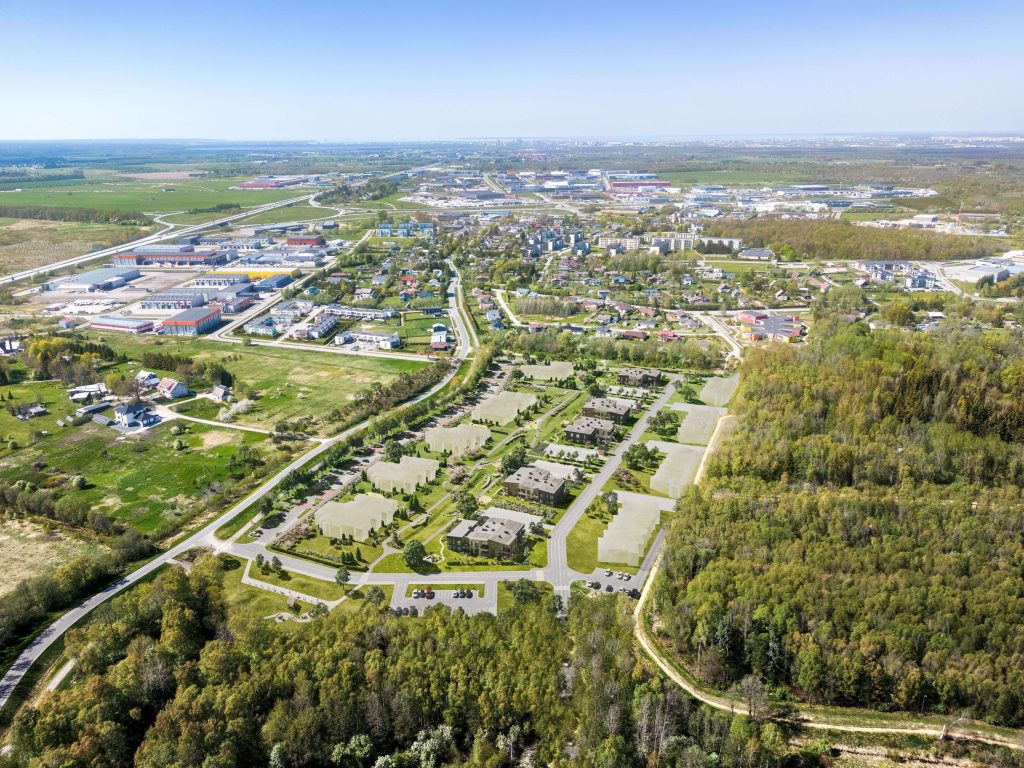 Õielehe (Õie 2, 4) (Õie 2, 4) - Daudzdzīvokļu nams - vizualizācija